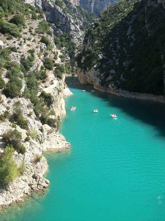gorge, turquoise, water