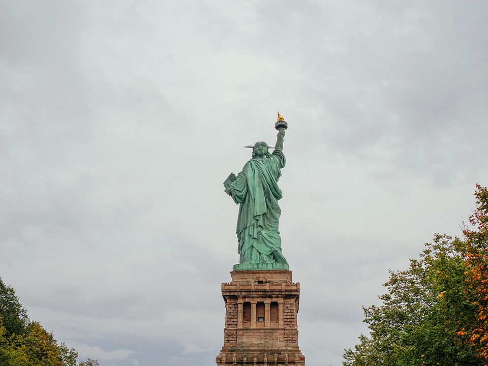 statue of liberty, famous, monument