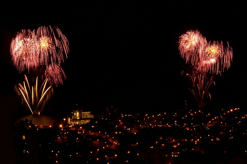 fireworks, pyrotechnic, firework