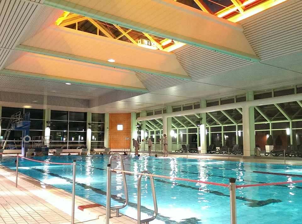 swimming pool, indoor swimming pool, swim