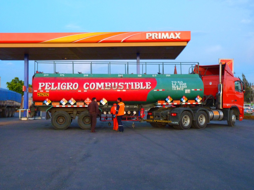 petrol stations, truck, vehicle