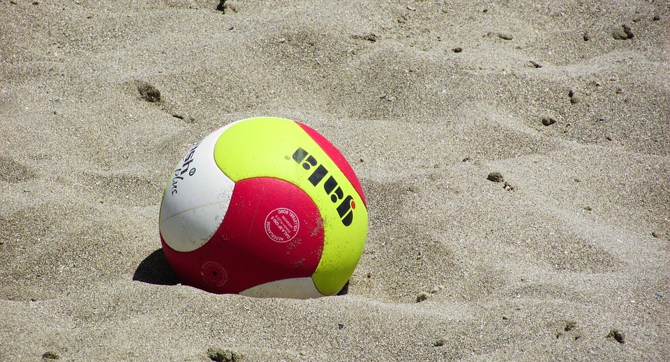 beach volley, volleyball, ball