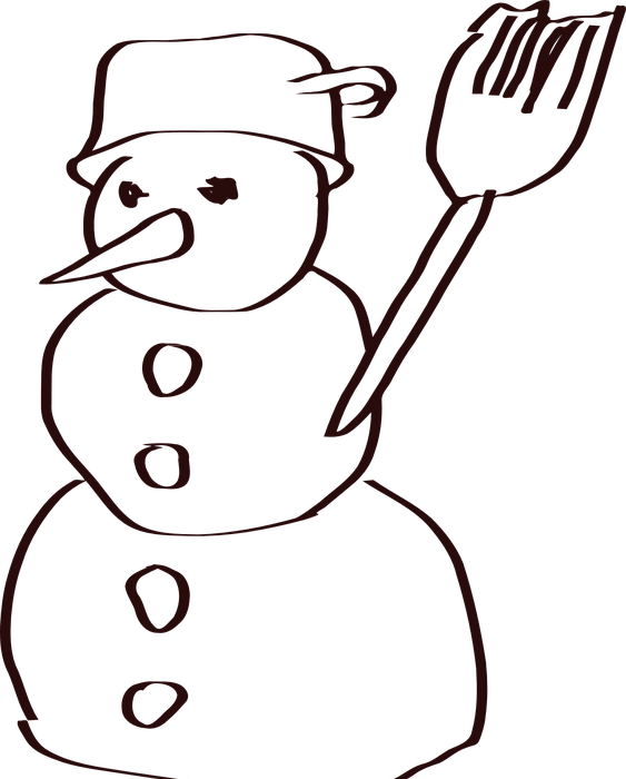 snowman, holidays, christmas