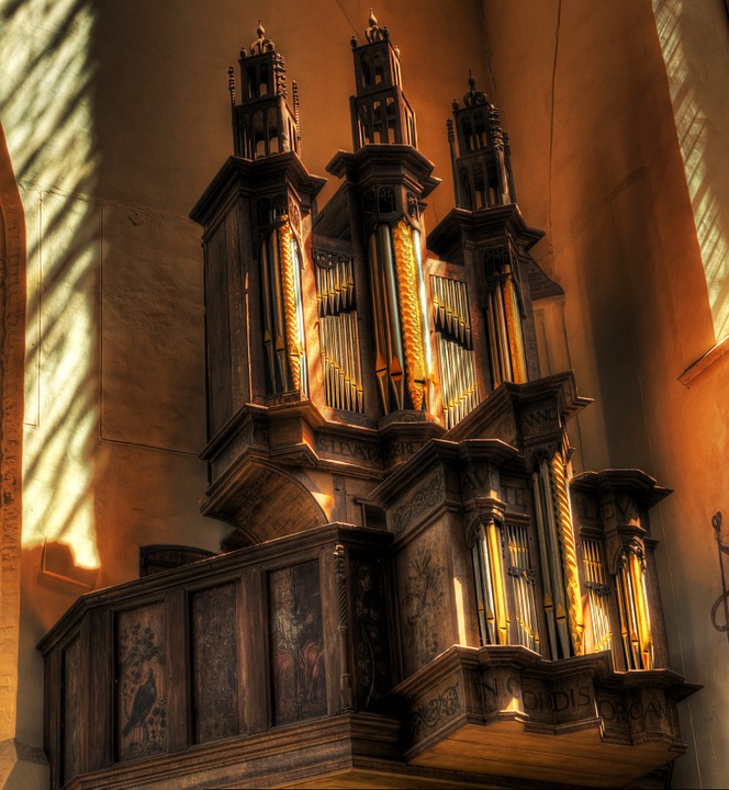pipe organ, organ, musical instrument