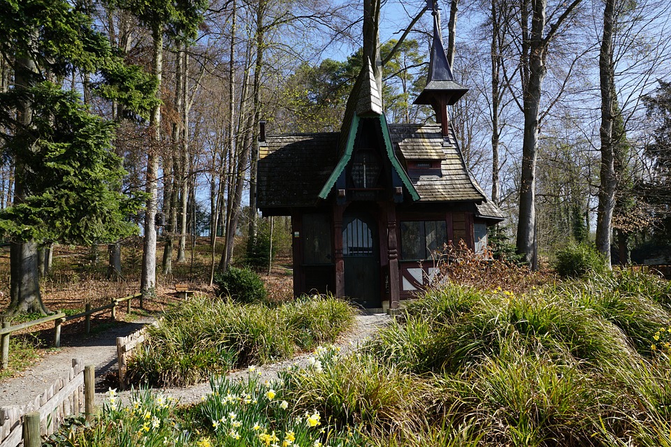 chapel, christian, garden