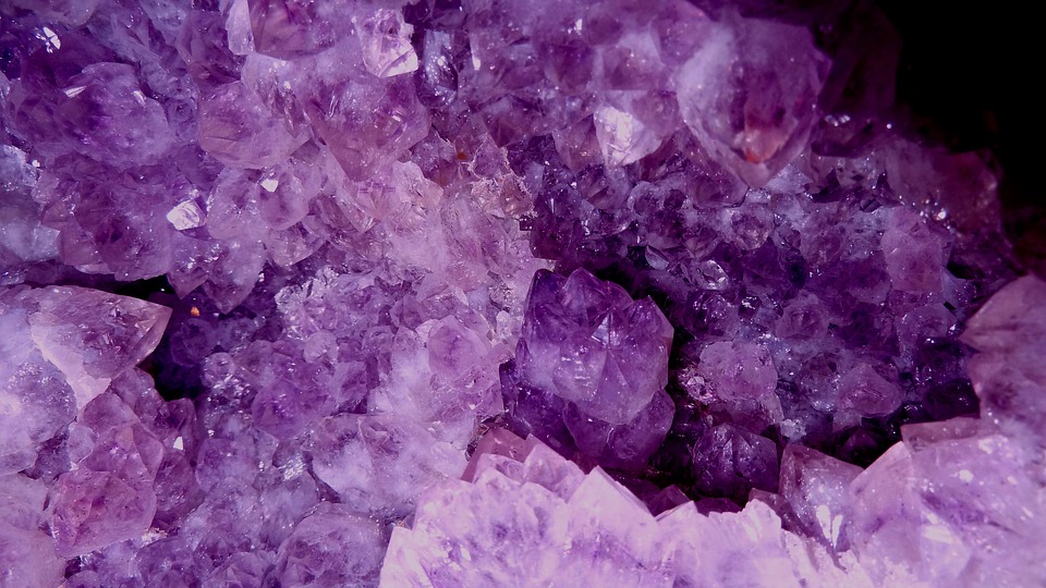 amethyst, gem, minerals