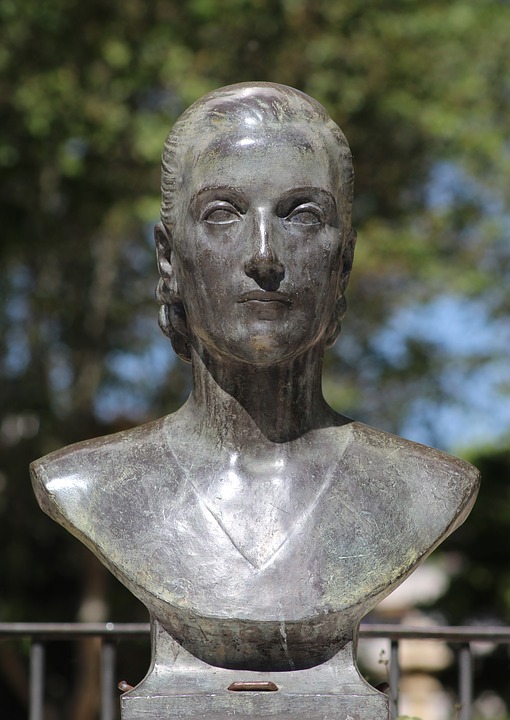sculpture, bust, bronze