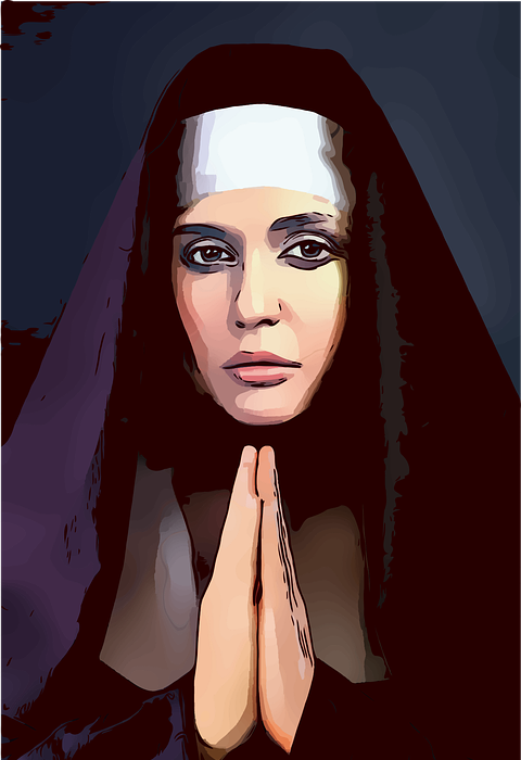 nun, prayer, faith