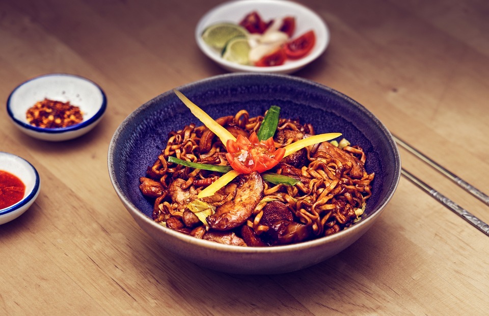 noodles, thai food, dish