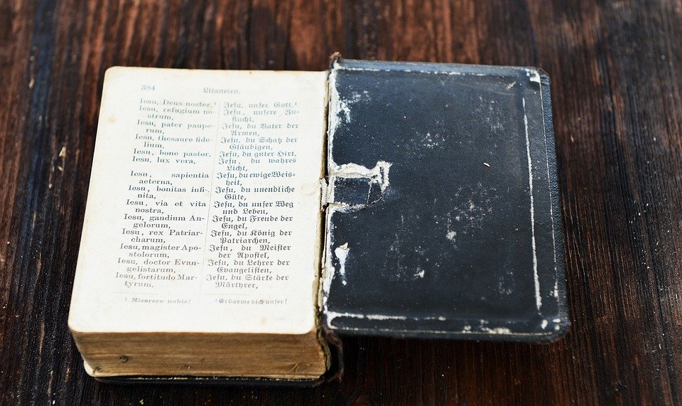 book, prayer book, old