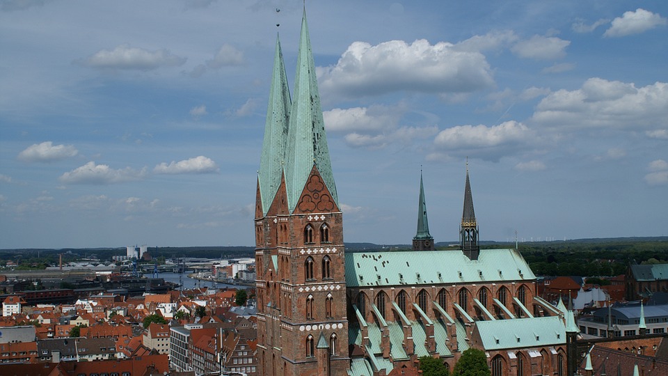 st mary's church, lübeck, gothic
