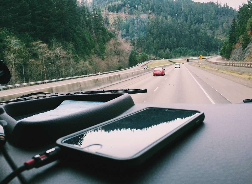 iphone, car, dashboard