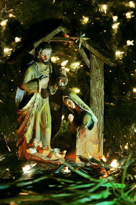christmas, nativity scene, jesus