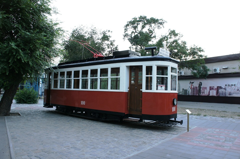 monument, public transport, tram