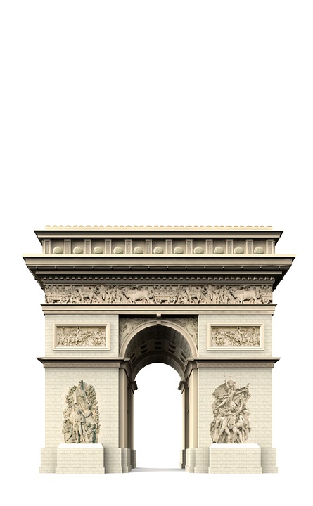 paris, arc de triumph, architecture