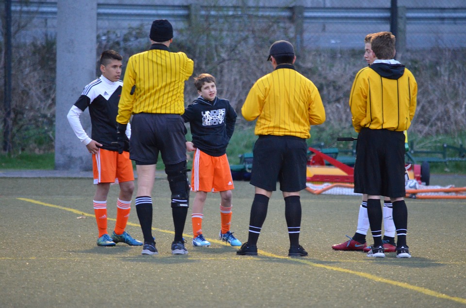 soccer, referees, sport