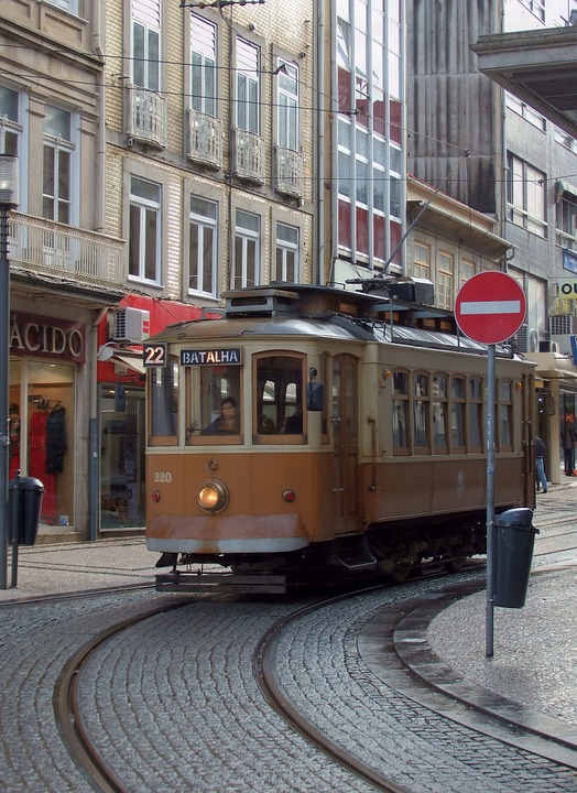 tram, porto, portugal
