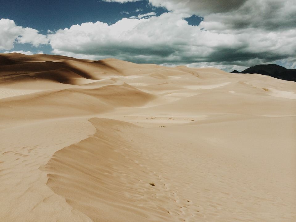 desert, sand, dramatic