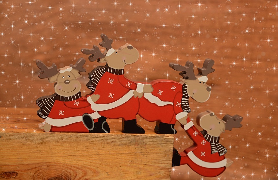 deer, holidays, christmas decoration