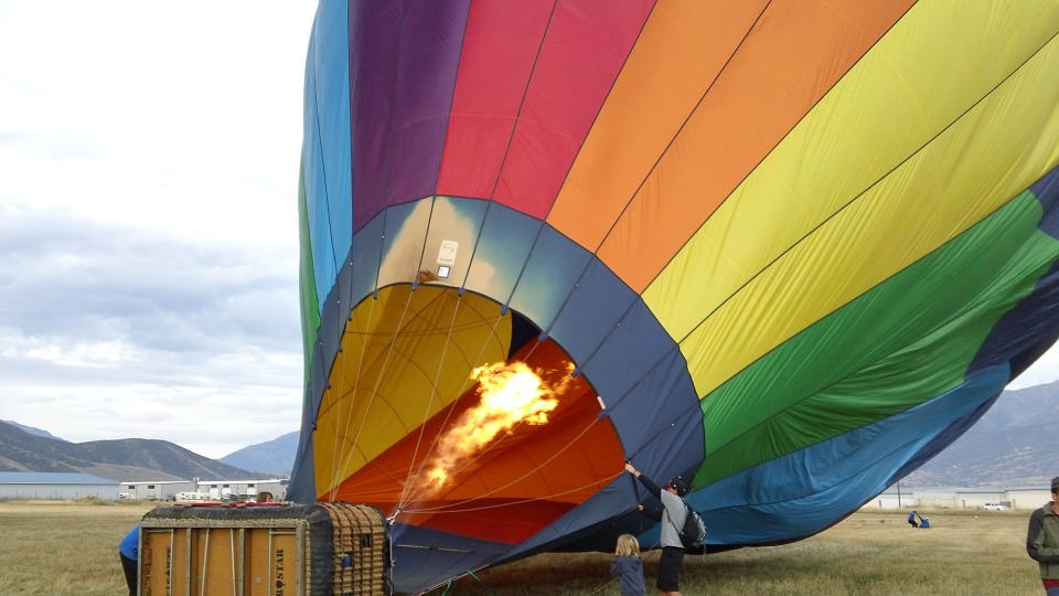 balloon, hot air, colors