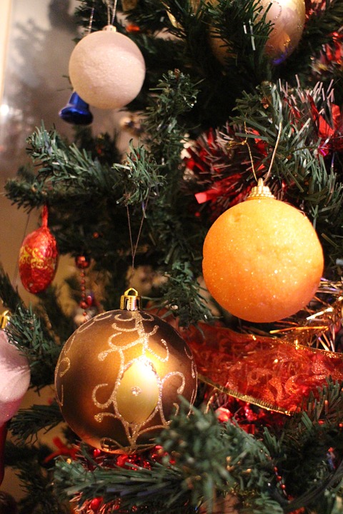 new year, balls, decoration