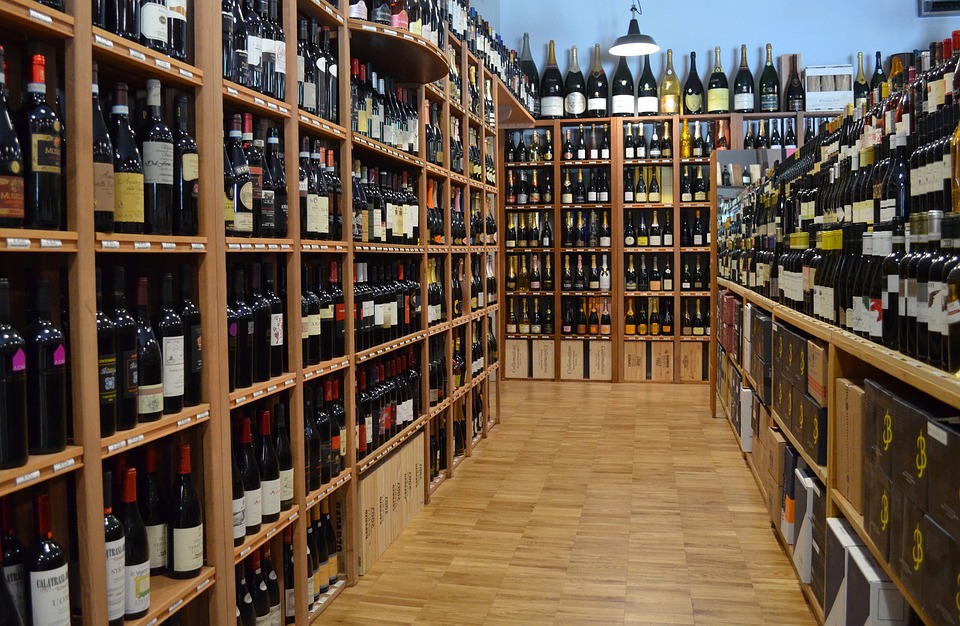 wine, wine shop, bottles