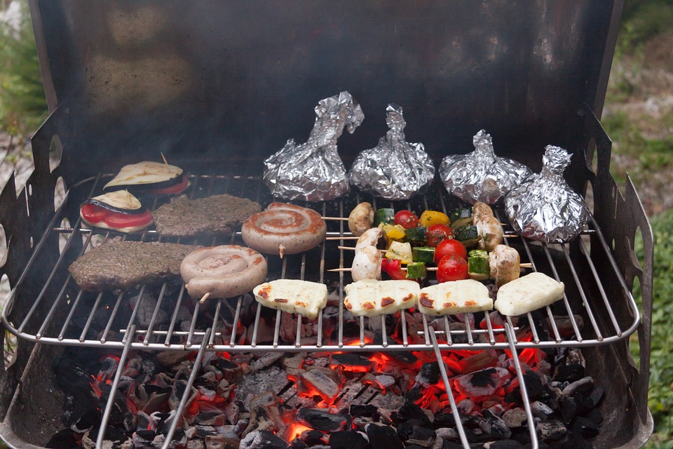 grill, barbecue, charcoal