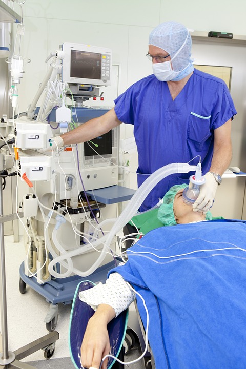 operation, respiratory mask, anesthesia