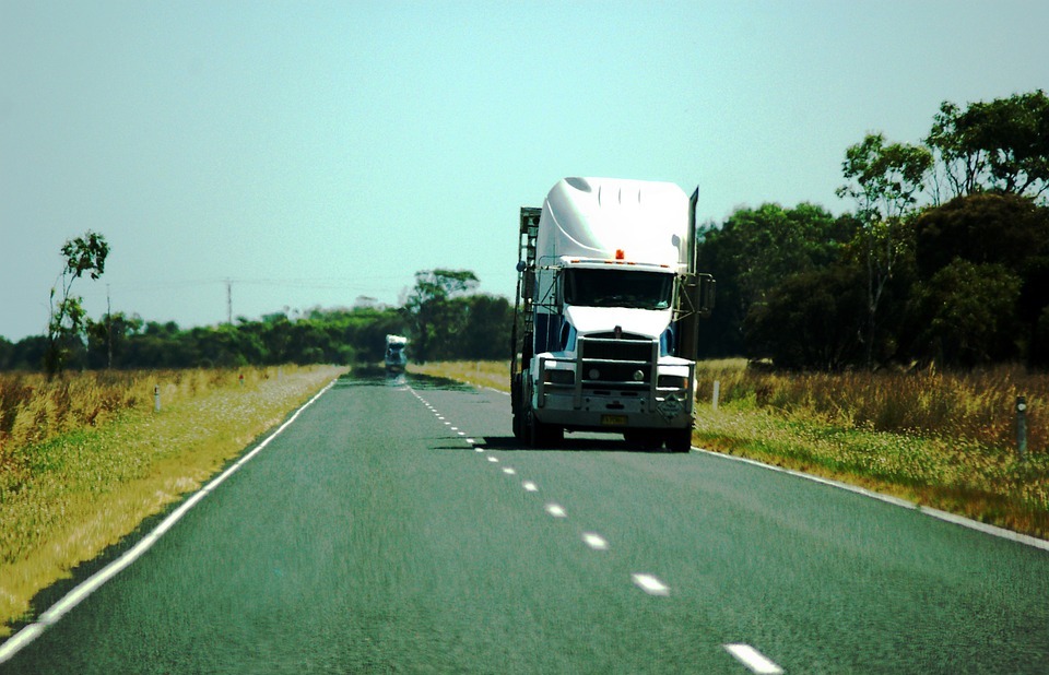 truck, australia, highway