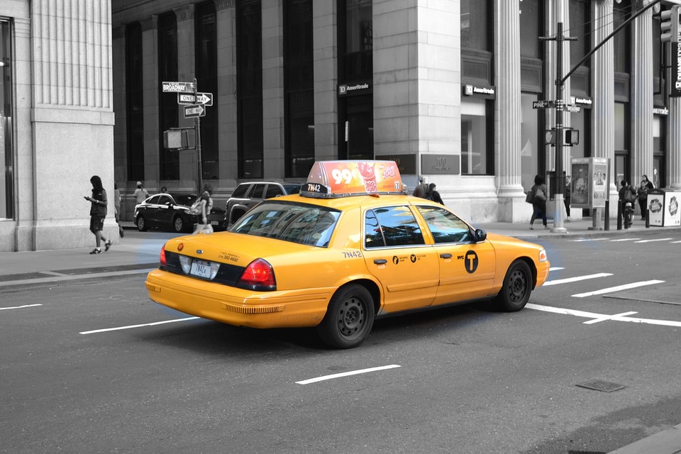 new york, taxi, public transport