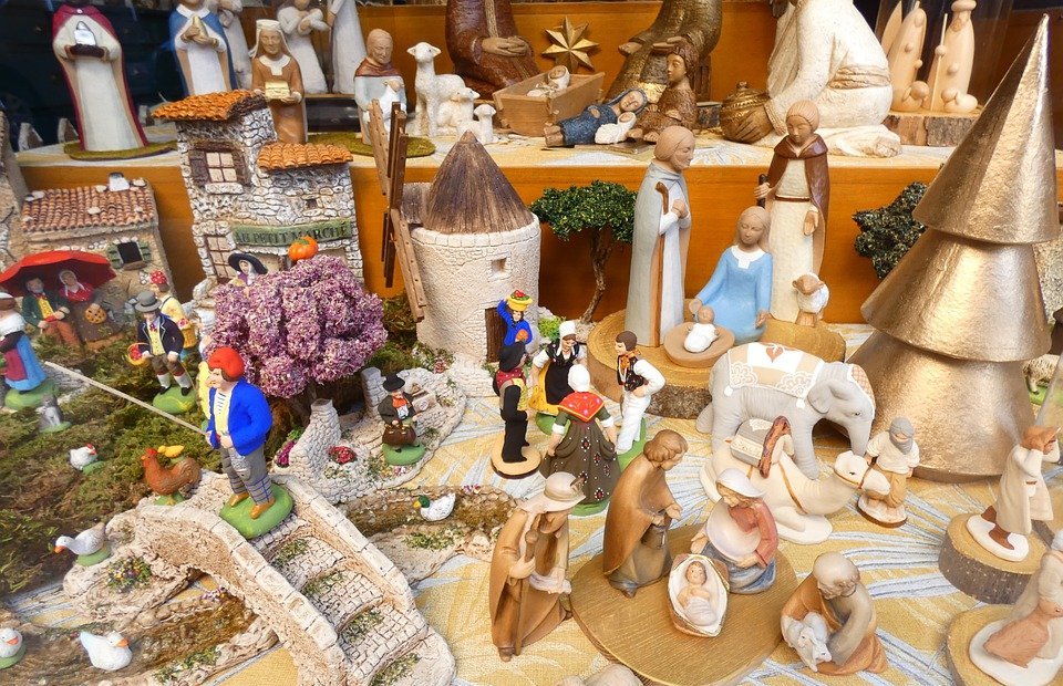 nativity scene, christian, advent