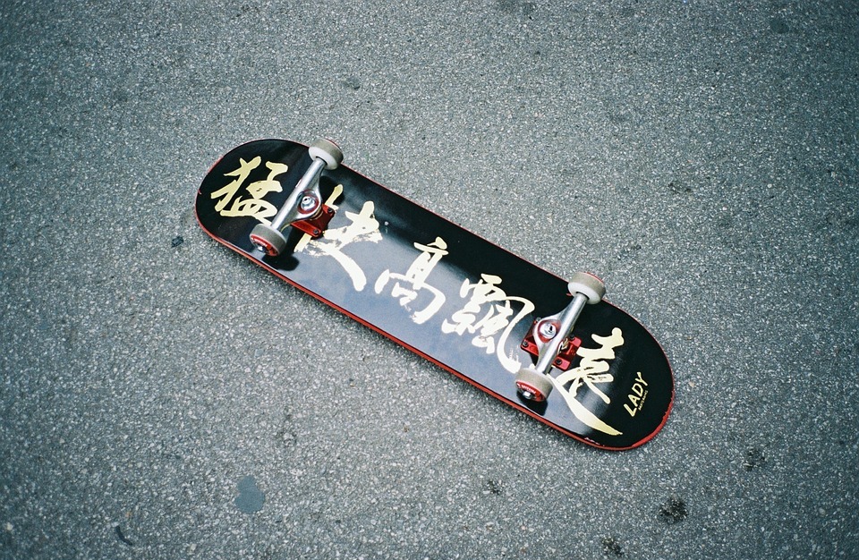 skateboard, wheels, street
