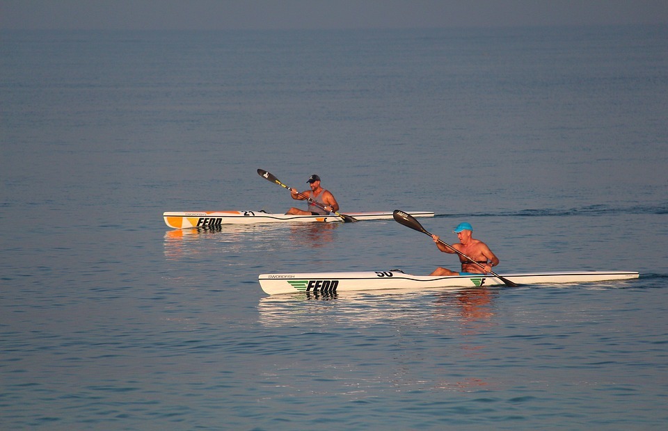 kayak, sea, water