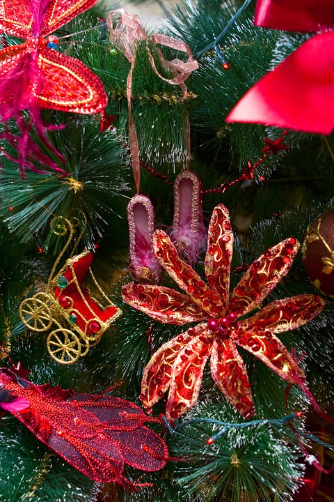 new year's eve, jewelry, christmas tree