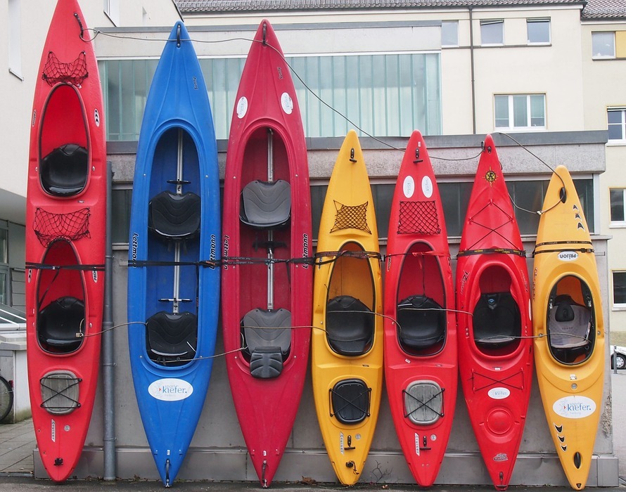 kayak, canoeing, rowing boat