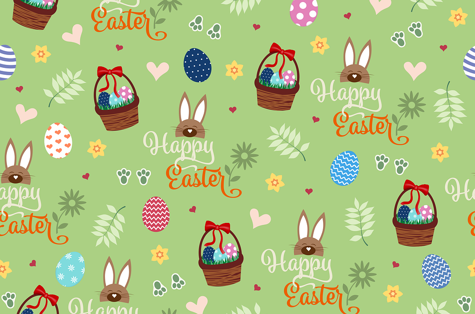template, holiday, easter