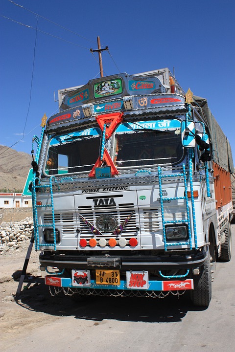 truck, india, overloaded
