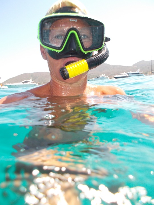 snorkeling, sports, holiday