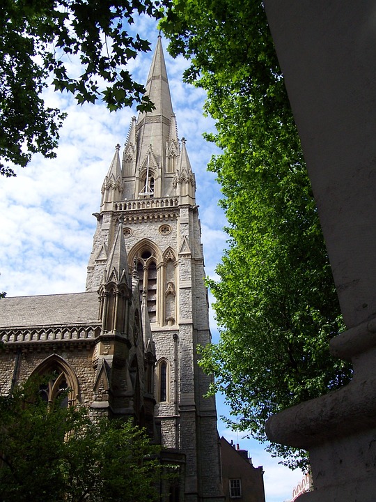 church, spire, architecture