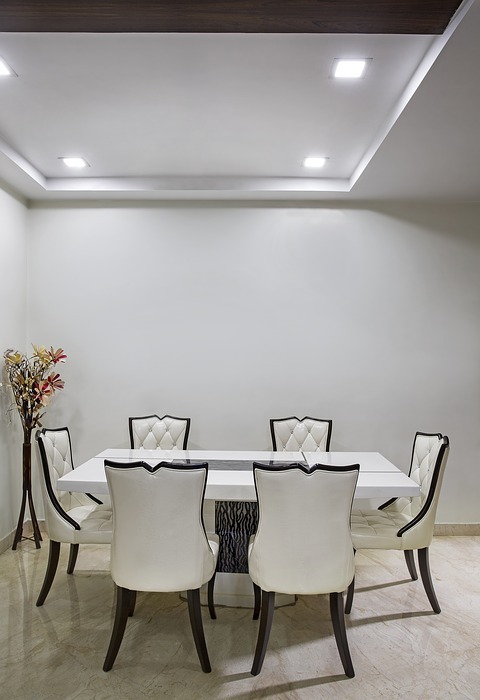 dining table, dining room, home