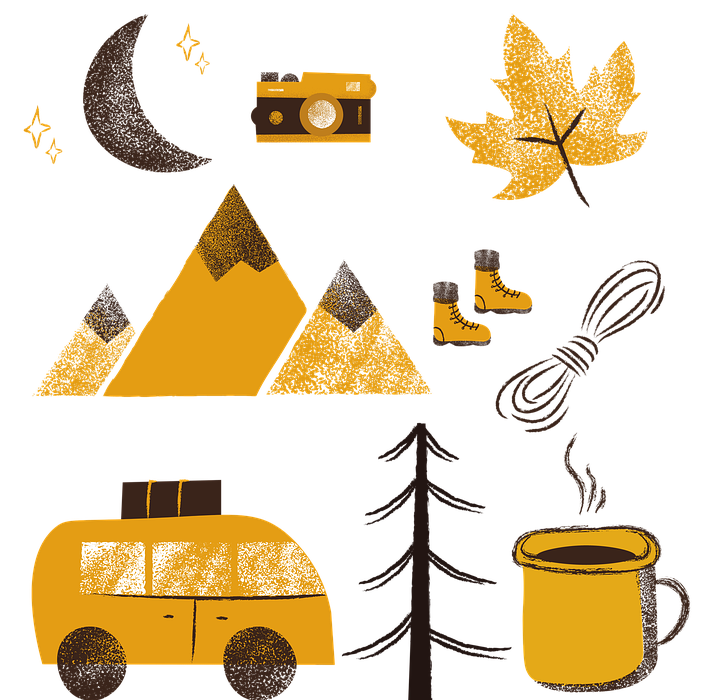 camping, adventure, tent