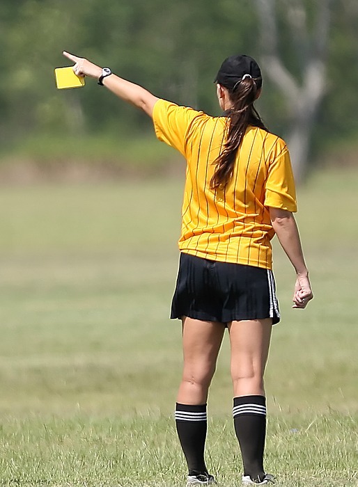soccer, referee, female