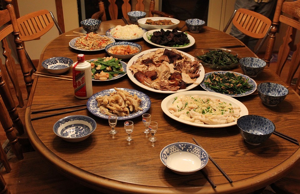 thanksgiving, chinese, feast