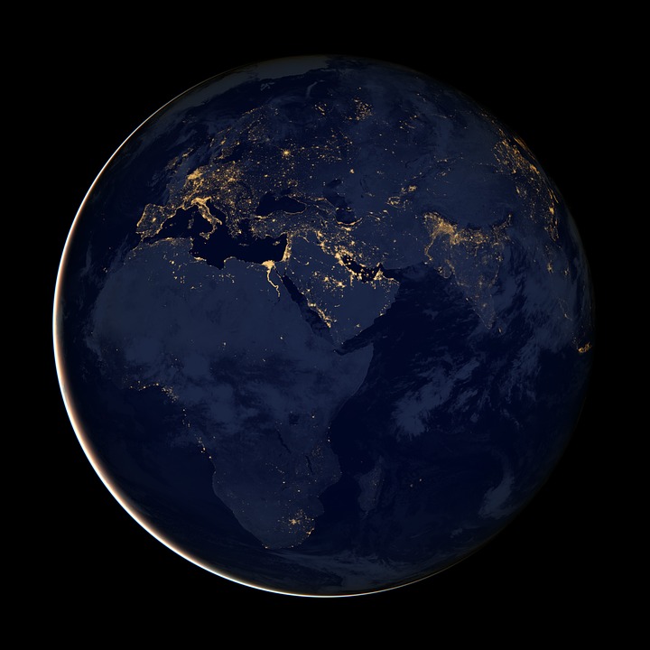 earth, africa, globe