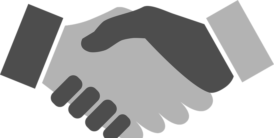 business deal, handshake, icon