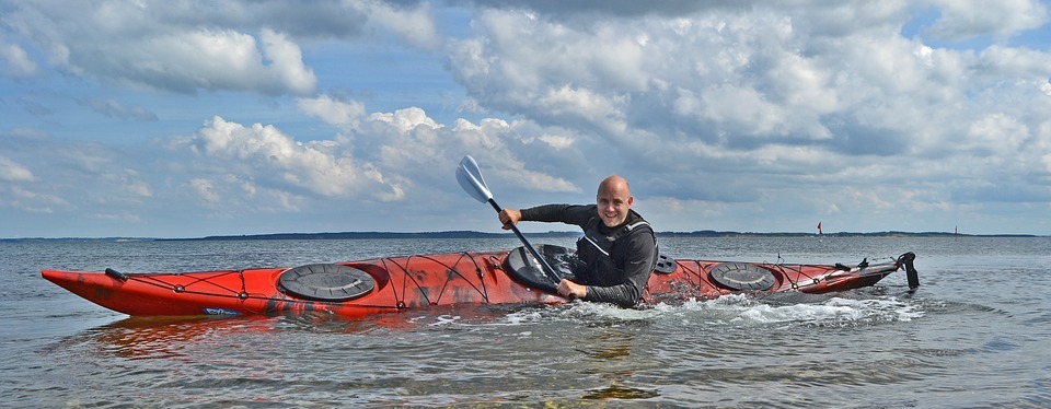kayak, water, outdoor