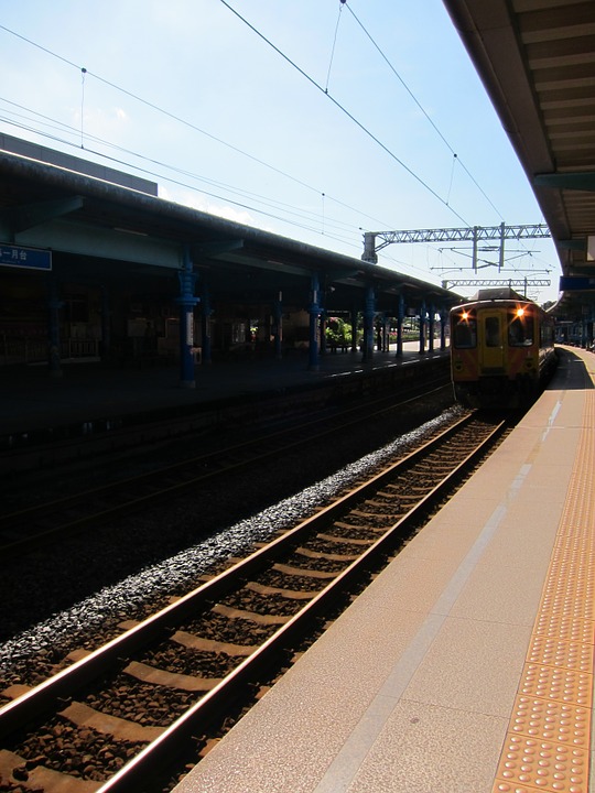 train, railroad, platform