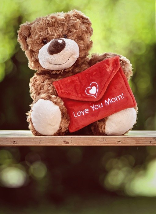teddy, love, mother's day