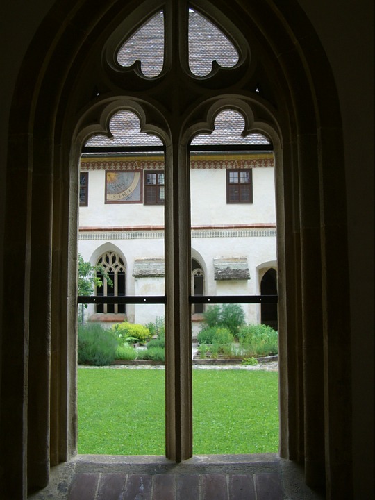 gothic, window, tracery
