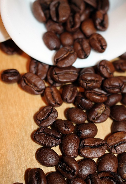 coffee, coffee beans, coffee cup